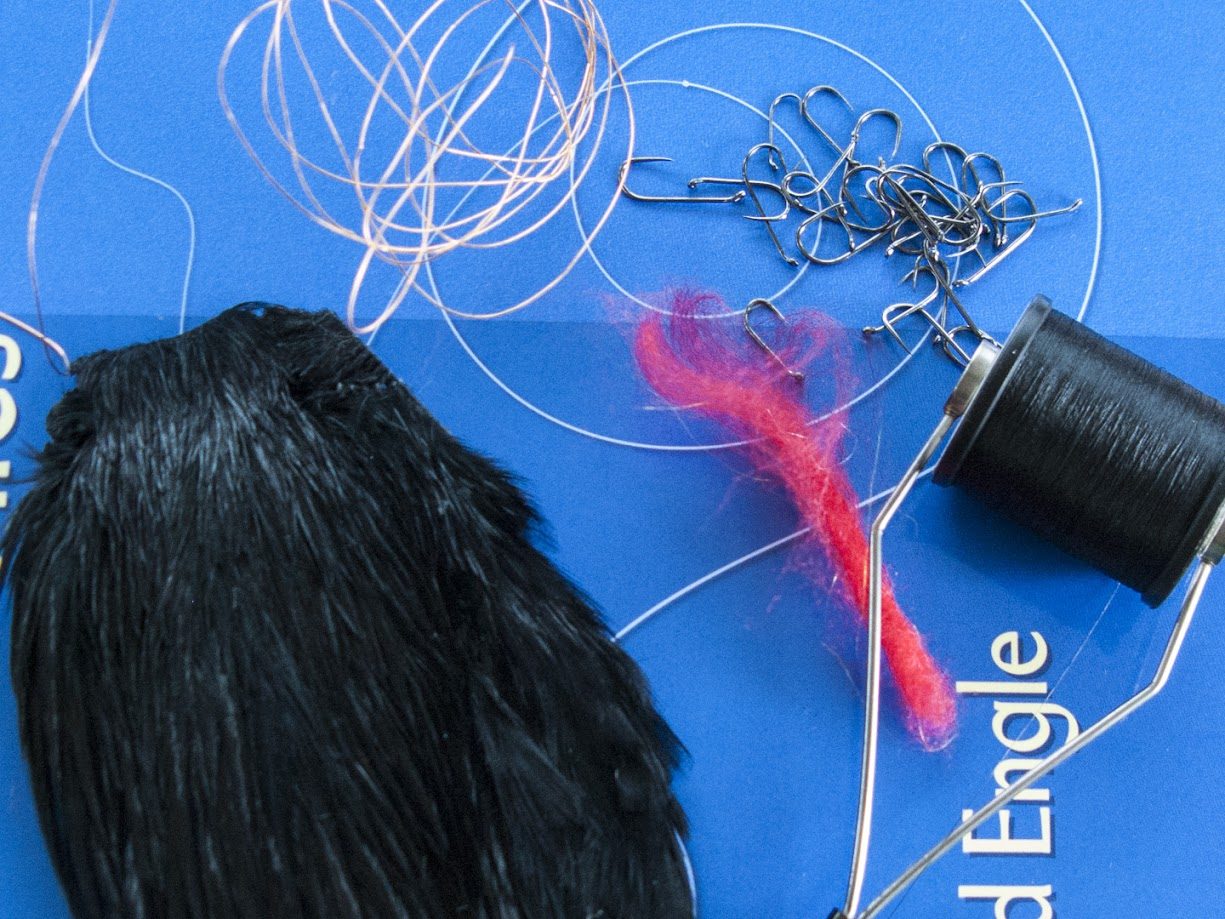 black-zulu-wet-fly-materials Материали за Black Zulu - Пенко Стоянов