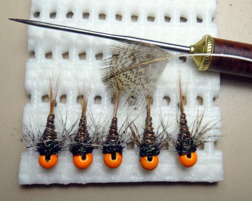 Orange Beadhead Nymph